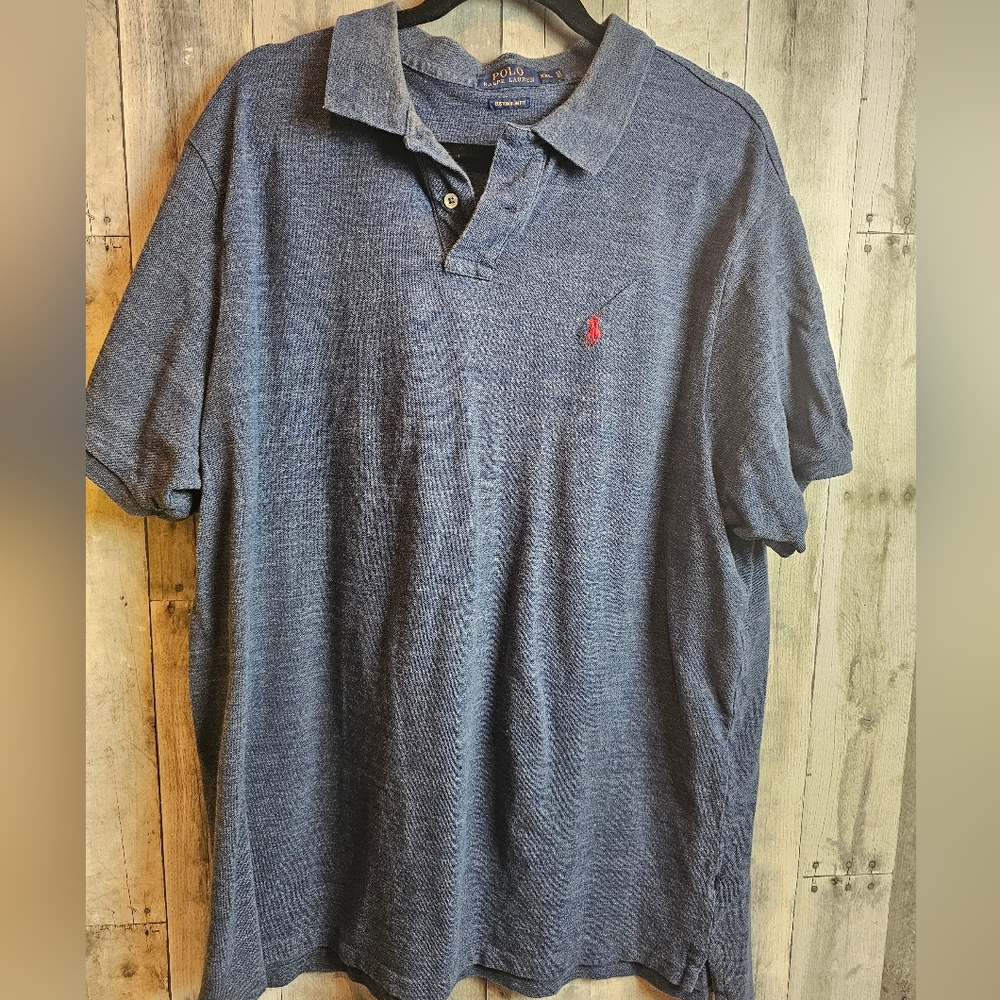 Polo by Ralph Lauren Men's Navy Polo Shirt XXL
